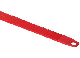 Securing strap for towbar bike carrier, length 27cm, red - spare part