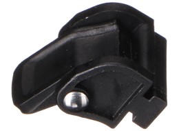 Plastic buckle for fastening strap of BIKE 2 / 3 / 4 bike rack, black - spare part