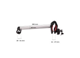 Arm / bike frame holder for towbar-mounted bike rack, long, length 29 cm - spare part