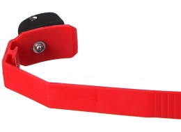 Quick-release strap for towbar-mounted bike rack, length 38 cm, red - spare part
