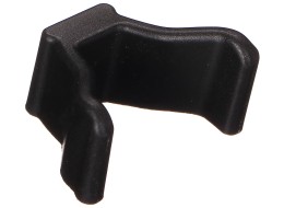 Plastic end cap for the rail of E-BIKE 2 bike carrier, black - replacement part