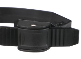 Quick-release strap for towbar bike carrier, length 38 cm, black - spare part