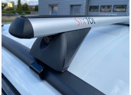 Lockable aluminum crossbar ROOF RACK IN 1, 120 cm, load capacity 90 kg