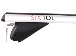 Lockable aluminum crossbar ROOF RACK IN 1, 120 cm, load capacity 90 kg