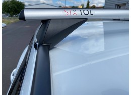 Lockable aluminum crossbar ROOF RACK IN 1, 120 cm, load capacity 90 kg