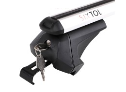 Aluminum crossbar with lock ROOF RACK IN PRO, 120 cm, load capacity 90 kg