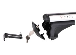 Aluminum crossbar with lock ROOF RACK IN PRO, 120 cm, load capacity 90 kg