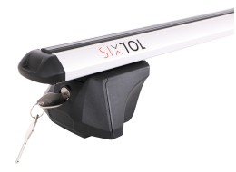 Aluminum crossbar with lock ROOF RACK FIX PRO, 120 cm, load capacity 90 kg