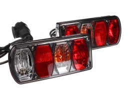Light set with cable and 13-pin plug for E-BIKE PREMIUM bike carrier - spare part