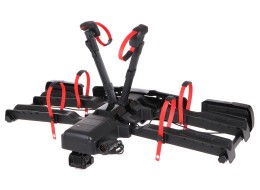 Towbar-mounted bike carrier E-BIKE 2 PREMIUM - 2 e-bikes, load capacity 60 kg, foldable