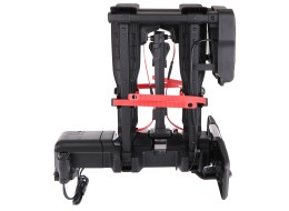 Towbar-mounted bike carrier E-BIKE 2 PREMIUM - 2 e-bikes, load capacity 60 kg, foldable