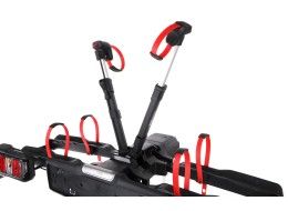Towbar-mounted bike carrier E-BIKE 2 PREMIUM - 2 e-bikes, load capacity 60 kg, foldable