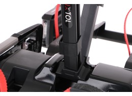 Towbar-mounted bike carrier E-BIKE 2 PREMIUM - 2 e-bikes, load capacity 60 kg, foldable