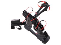 Towbar-mounted bike carrier E-BIKE 2 PREMIUM - 2 e-bikes, load capacity 60 kg, foldable