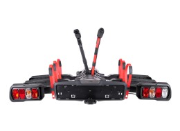 Towbar bike carrier E-BIKE 3 PREMIUM - 3 e-bikes, load capacity 60 kg, foldable