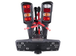 Towbar bike carrier E-BIKE 3 PREMIUM - 3 e-bikes, load capacity 60 kg, foldable