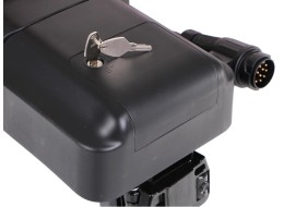 Towbar bike carrier E-BIKE 3 PREMIUM - 3 e-bikes, load capacity 60 kg, foldable