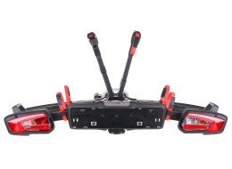Towbar-mounted bike carrier E-BIKE 2 PRO - 2 electric bikes, load capacity 60kg, foldable