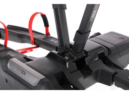 Towbar-mounted bike carrier E-BIKE 2 PRO - 2 electric bikes, load capacity 60kg, foldable