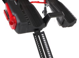 Towbar-mounted bike carrier E-BIKE 2 PRO - 2 electric bikes, load capacity 60kg, foldable