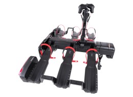Towbar bike carrier E-BIKE 3 PRO - 3 e-bikes, load capacity 60 kg, foldable