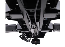 Towbar bike carrier E-BIKE 3 PRO - 3 e-bikes, load capacity 60 kg, foldable