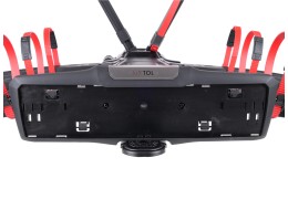 Towbar bike carrier E-BIKE 3 PRO - 3 e-bikes, load capacity 60 kg, foldable