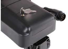 Towbar bike carrier E-BIKE 3 PRO - 3 e-bikes, load capacity 60 kg, foldable
