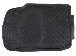 Universal rubber car mats CAR MAT UNI SET 2, complete, 3 pcs