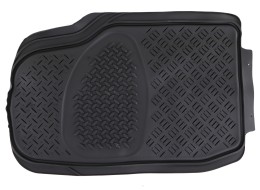 Universal rubber car mats CAR MAT UNI SET 2, complete, 3 pcs