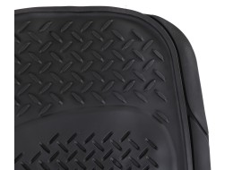 Universal rubber car mats CAR MAT UNI SET 2, complete, 3 pcs