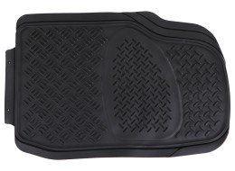 Universal rubber car mats CAR MAT UNI SET 3, complete, 4 pcs