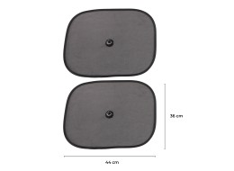 Sunshade with suction cup for car side window CAR SUNSHADE SET 7, 44 x 36 cm, 2 pcs