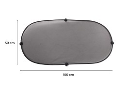 Sunshade with suction cup for car window CAR SUNSHADE 8, 100 x 50 cm