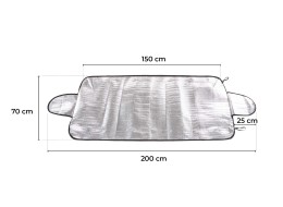 Cover against frost, snow and sun CAR SNOW COVER 1, 200 x 70 cm