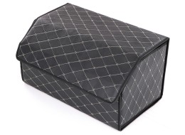 Car trunk organizer CAR COMPACT ELEGANT L, 2 compartments, foldable, with lid