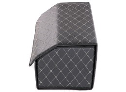 Car trunk organizer CAR COMPACT ELEGANT L, 2 compartments, foldable, with lid