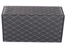 Car trunk organizer CAR COMPACT ELEGANT L, 2 compartments, foldable, with lid