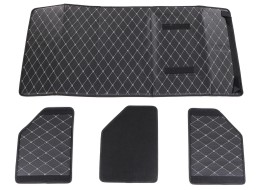 Car trunk organizer CAR COMPACT ELEGANT L, 2 compartments, foldable, with lid