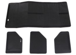 Car trunk organizer CAR COMPACT ELEGANT L, 2 compartments, foldable, with lid