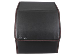 CAR COMPACT LEATHER S Trunk Organizer, 1 Compartment, Foldable, with Lid