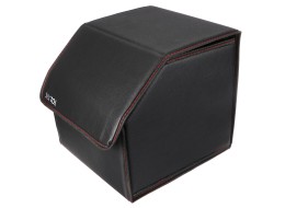 CAR COMPACT LEATHER S Trunk Organizer, 1 Compartment, Foldable, with Lid