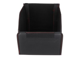 CAR COMPACT LEATHER S Trunk Organizer, 1 Compartment, Foldable, with Lid