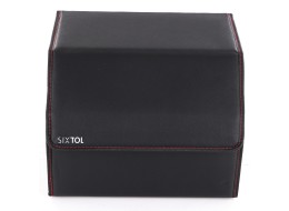 Car Boot Organizer CAR COMPACT LEATHER M, 1 Compartment, Foldable, with Lid SIXTOL