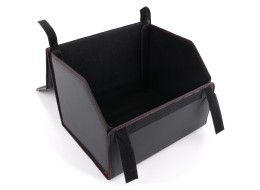 Car Boot Organizer CAR COMPACT LEATHER M, 1 Compartment, Foldable, with Lid SIXTOL