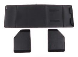 Car Boot Organizer CAR COMPACT LEATHER M, 1 Compartment, Foldable, with Lid SIXTOL