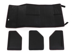 Trunk organizer CAR COMPACT LEATHER L, 2 compartments, foldable, with lid