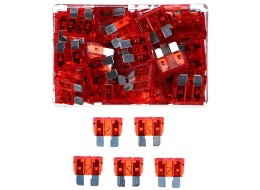 Automotive blade fuse set MECHANIC FUSE SET 10A, 100 pcs
