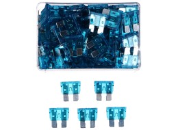 Automotive blade fuse set MECHANIC FUSE SET 15A, 100 pcs