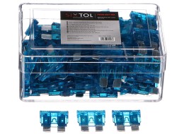 Automotive blade fuse set MECHANIC FUSE SET 15A, 100 pcs